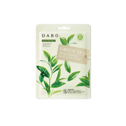 Dabo-First-Solution-Mask-Pack-Sheet-Mask-GREEN-TEA-2