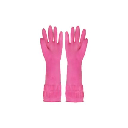 TSR508-Clean-Lab-Rubber-Latex-Gloves-Pink-Colour-Large-